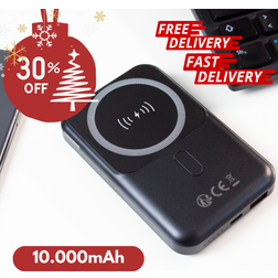 Forever Powerbank 10000Mah PD QC 22,5W med trådløs opladning