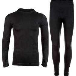 Whistler Pree Seamless Underwear Basskikt - Black
