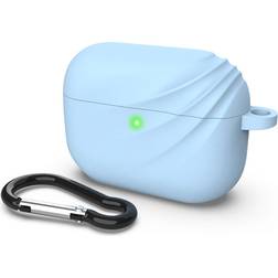 Lux-Case Dirose Silicone Protective Case with Hook for Apple AirPods Pro
