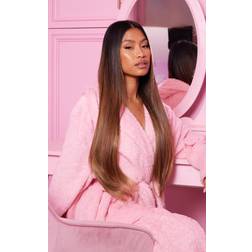 Lullabellz Thick 24" 1 Piece Straight Clip In Hair Extensions Mellow Brown Blonde