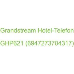 Grandstream GHP Series GHP621 VoIP-telefon 3-riktad samtalsförmåg SIP 2 linjer svart