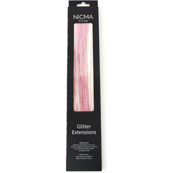 NICMA Styling Glitter Extensions Pink