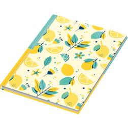 RNK Verlag Fresh Lemons A5 Squared Notebook