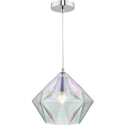 Dar Lighting Gaia Transparent/Chrom Lustre 30cm