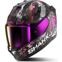 SHARK Helmets Skwal i3 Full Face Helmet - Hellcat Black Pink White Woman