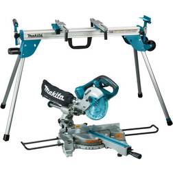 Makita DLS714Z 36V Twin 18V LXT 190mm Brushless Slide Compound Mitre Saw Body & DEBWST06 Mitre Saw Stand