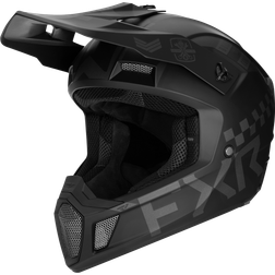 FXR Clutch Gladiator 2024 Motocross Helm - Schwarz