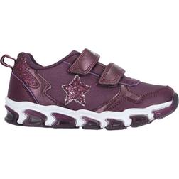 zigzag Biholy Velcro w/Light - Plum Purple