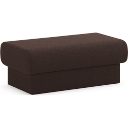Bedre Nætter Puff Bouclé Brun 40x102 cm