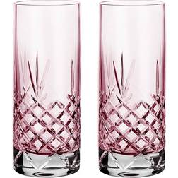 Frederik Bagger Crispy Highball Pink Drink Glass 37cl 2pcs