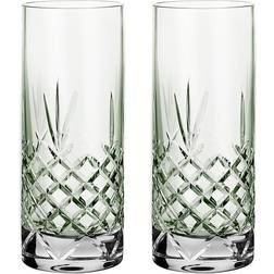 Frederik Bagger Crispy Highball Green Drinksglas 37cl 2stk