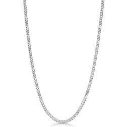 Avilé Jewelry Panzer Halskæde Sølv Di004-S-48 Unisex 925 sterling silver