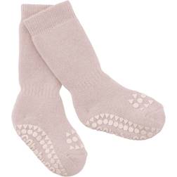 Go Baby Go Halkstrumpor m Halkskydd - Soft Rosa