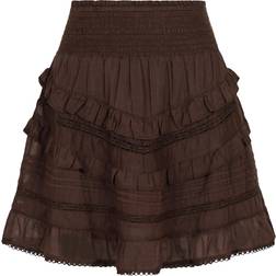 Neo Noir Donna S Voile Skirt - Mocca