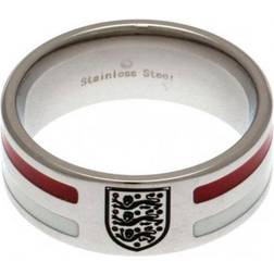 ‎England Football Gifts Stainless Steel Striped Ring