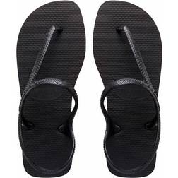 Havaianas Bronze Logo Strap Sandaler - Sort