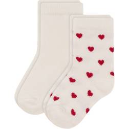 Petit Bateau Socks 2-pack - Cream White