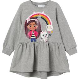 Name It Gabby's Dollhouse Kleid - Grey Melange