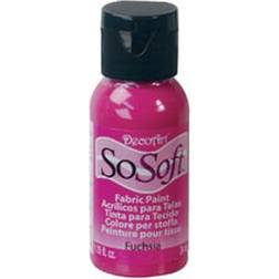 Deco Art SoSoft Fabric Paint Fuchsia 30ml