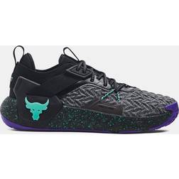 Under Armour Men's Project Rock Training Shoes Black Stealth Gray Neptune