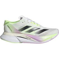 Adidas Adizero Boston 12 W - Cloud White/Core Black/Green Spark