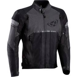 Ixon Allroad Motorcycle Textile Jacket - Black Grey Blue