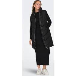 JDY Black Long Finno Waistcoat