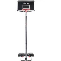 Tarmak Basketball Hoop with Adjustable Stand (from 2.20 to 3.05m) B100 Easy Black 8529815 No Size