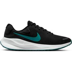 Nike Revolution 7 M - Black/Pure Platinum/Lime Blast/Geode Teal