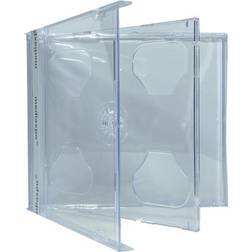 Standard Clear Double CD Jewel Case 200pcs