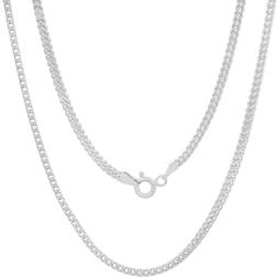 Kylie Harper Italian 925 Sterling Silver Gold Box Franco Chain