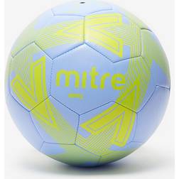 Mitre Impel L30P Pallone da calcio, resistente, indeformabile, celeste/giallo fluo