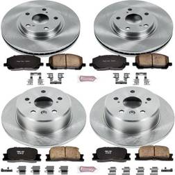 Power Stop Front and Rear Brake Pad Rotor Kit