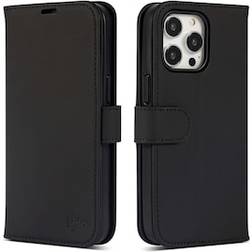 Iiglo iPhone 15 Pro Max Plånboksfodral svart