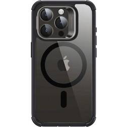 ESR for iPhone 15 Pro Case, Full-Body Shockproof MagSafe Case, Exceeds Military-Grade Protection, Magnetic Phone Case for iPhone 15 Pro, 2-Part Tough Case with Stand, Armor Series, Clear Black