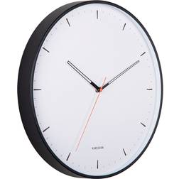 Karlsson En Métal Calm - Noir - 40 cm Horloge murale