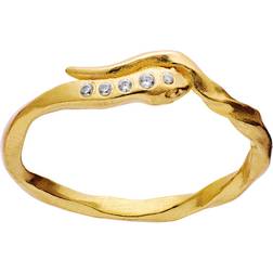 Maanesten Hera Ring - Gold/Transparent