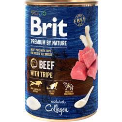 Brit Premium Nature dåsemad Beef w/tripe, 400g