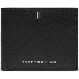 Tommy Hilfiger Leather Bifold Small Credit Card Wallet - Black