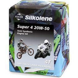 Fuchs Silkolene Super-4 20W50-4L Motor Oil 4L