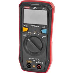 Uni-t UT123T Ficklampa Bostadsmultimeter, 600 V AC/DC, -40°C-300°C/-40°F-572°F