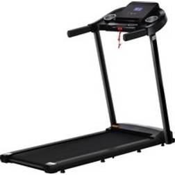 Homcom 1.5HP Treadmill, 12km/h Electric 1.5HP Motorised Running Machine, w/ 12 Programs, LED Display, for Gym Indoor Fitness