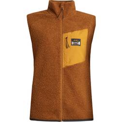 Lundhags Flok Wool Pile Vest W Dark Gold