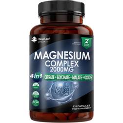 New Leaf Products Magnesium Complex 4-in-1 2000mg Glycinate