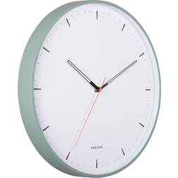 Karlsson Métalique KA5940GR - Vert - 40 cm Horloge murale