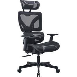 ADX Ergonomic X 24 Gaming Chair Black & Grey, Black,Silver/Grey