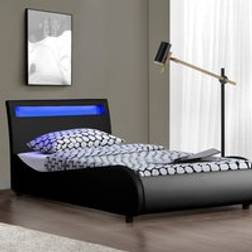 SlumberWorx Orion LED Lights Frame Headboard