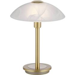 Paul Neuhaus Enova Matt Brass/White Lampada da tavolo 28cm