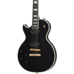 Epiphone Matt Heafy Origins Les Paul Custom, Ebony, Left Handed Electric Guitar