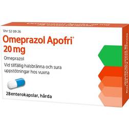 Omeprazol enterokapsel, hård 20 28 st
